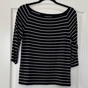 Chico’s Black & White Top